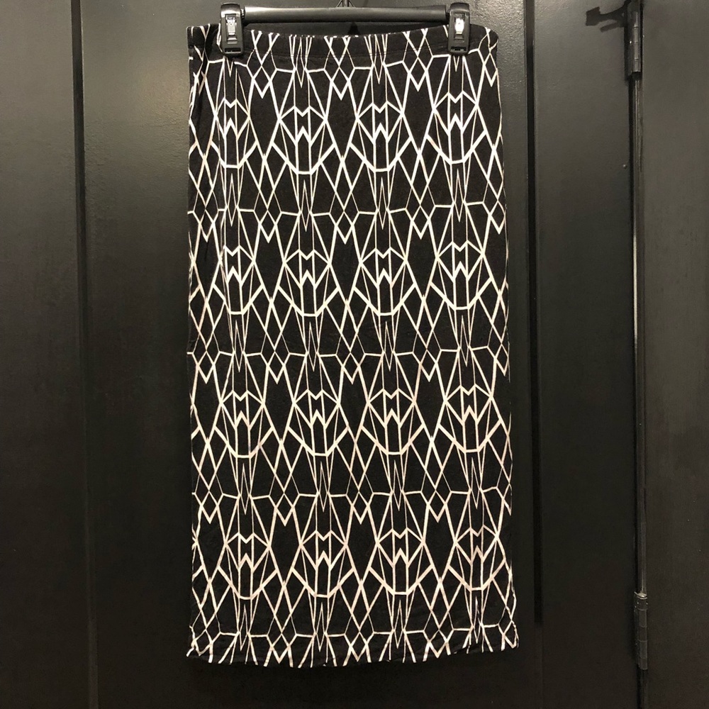 Knee length skirt